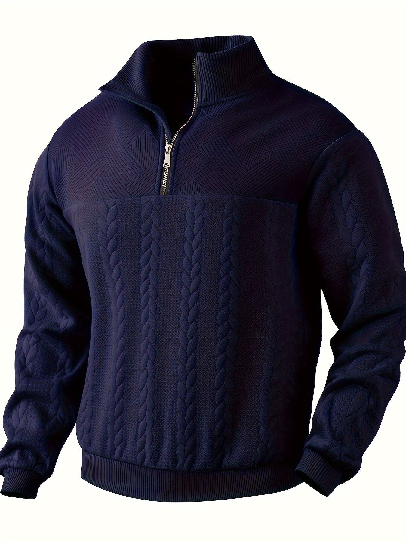 Matteo – Vintage Herre Zip-Up Sweater