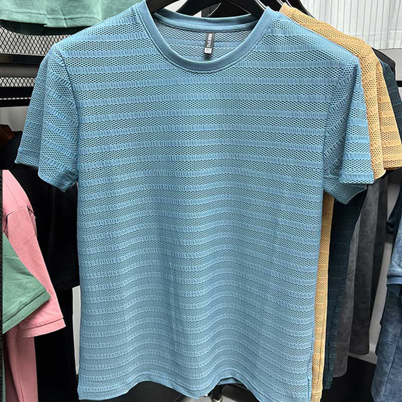MatteoCaruso Ice Mesh-T-shirt