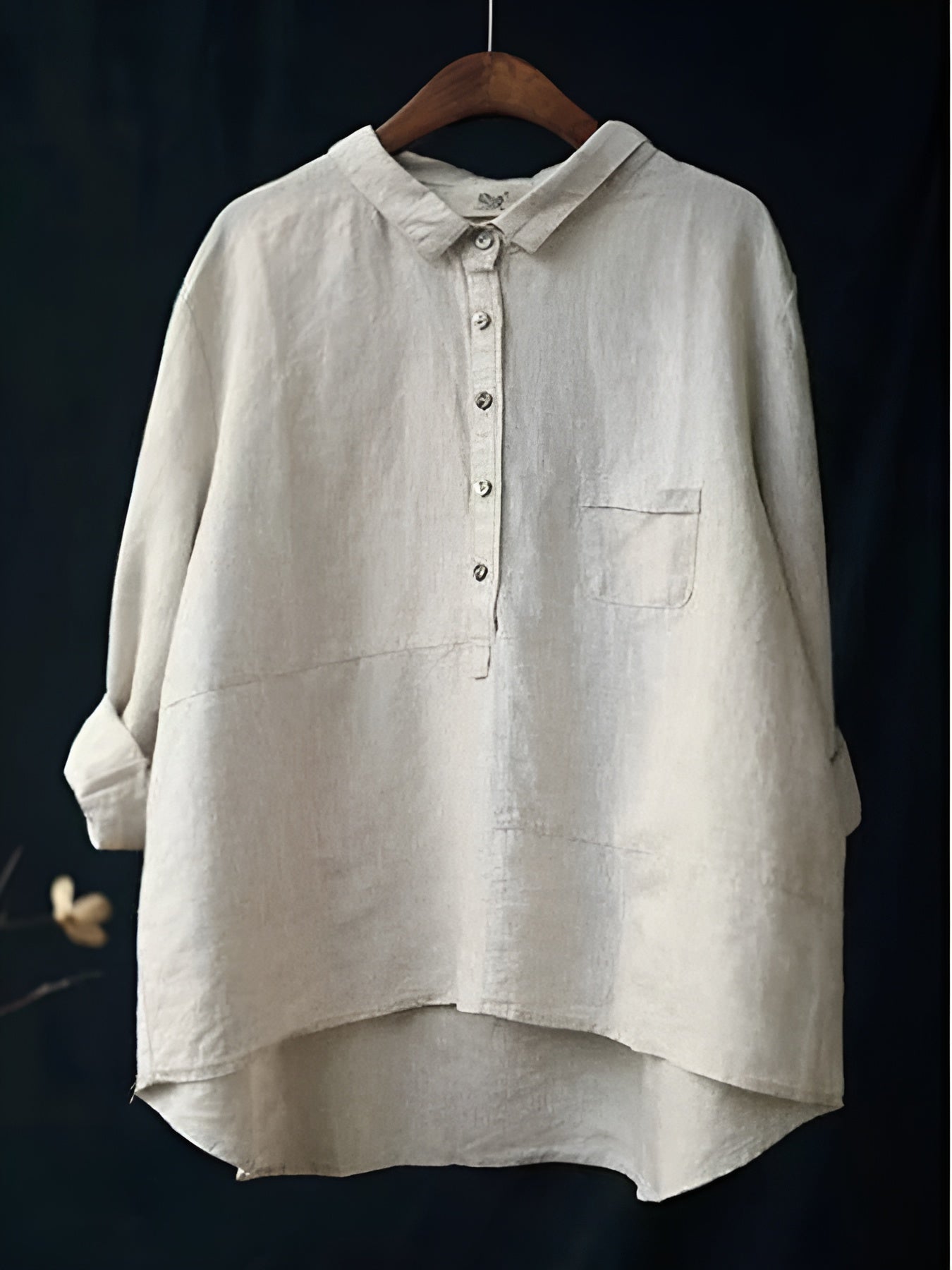 Clara – Komfortabel Langærmet Damebluse
