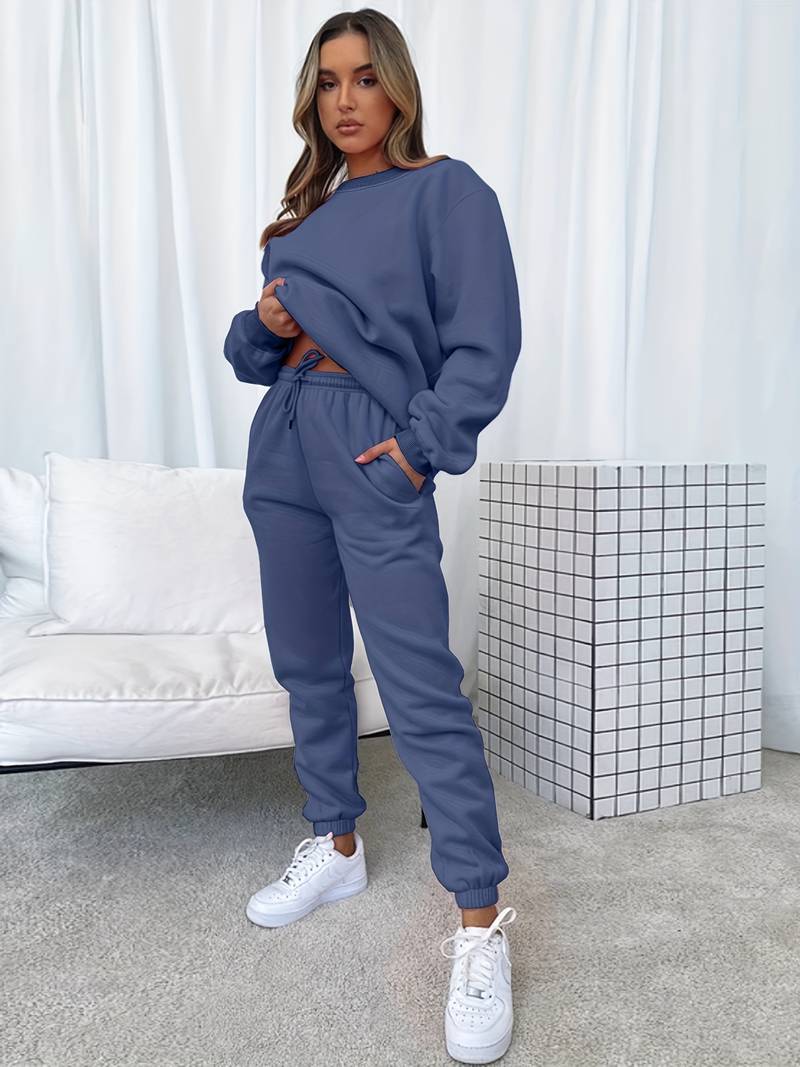 Evy - Behageligt Sæt Med Loungewear