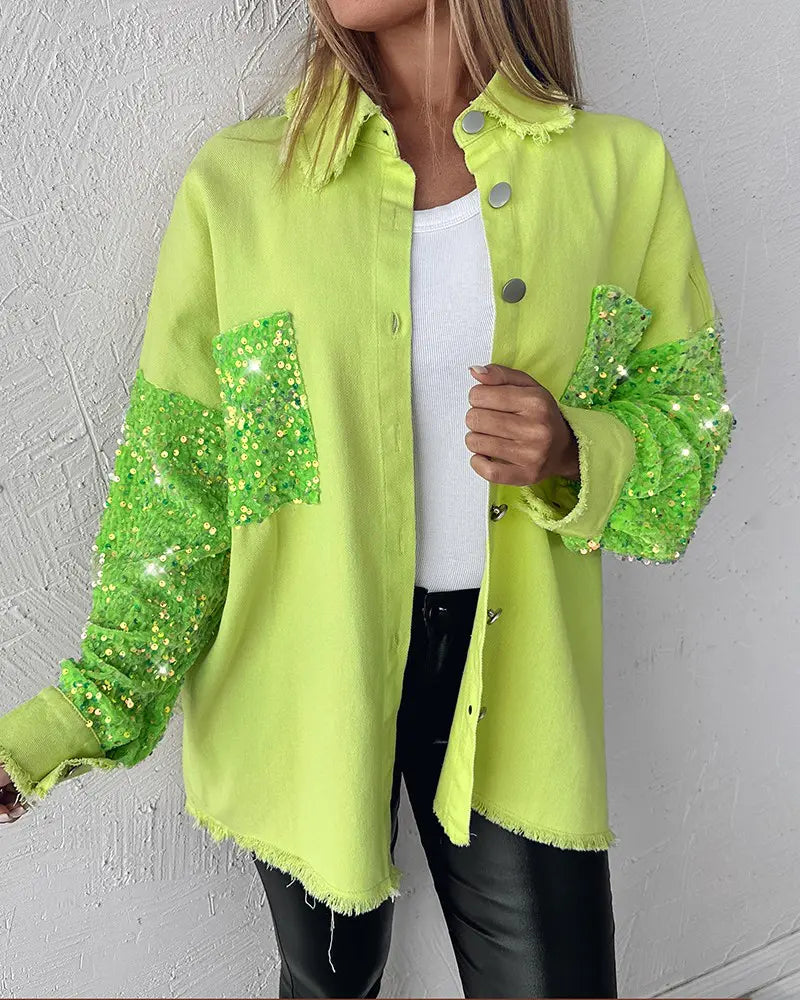AuroraFiorelli Fluffy patchwork-jakke