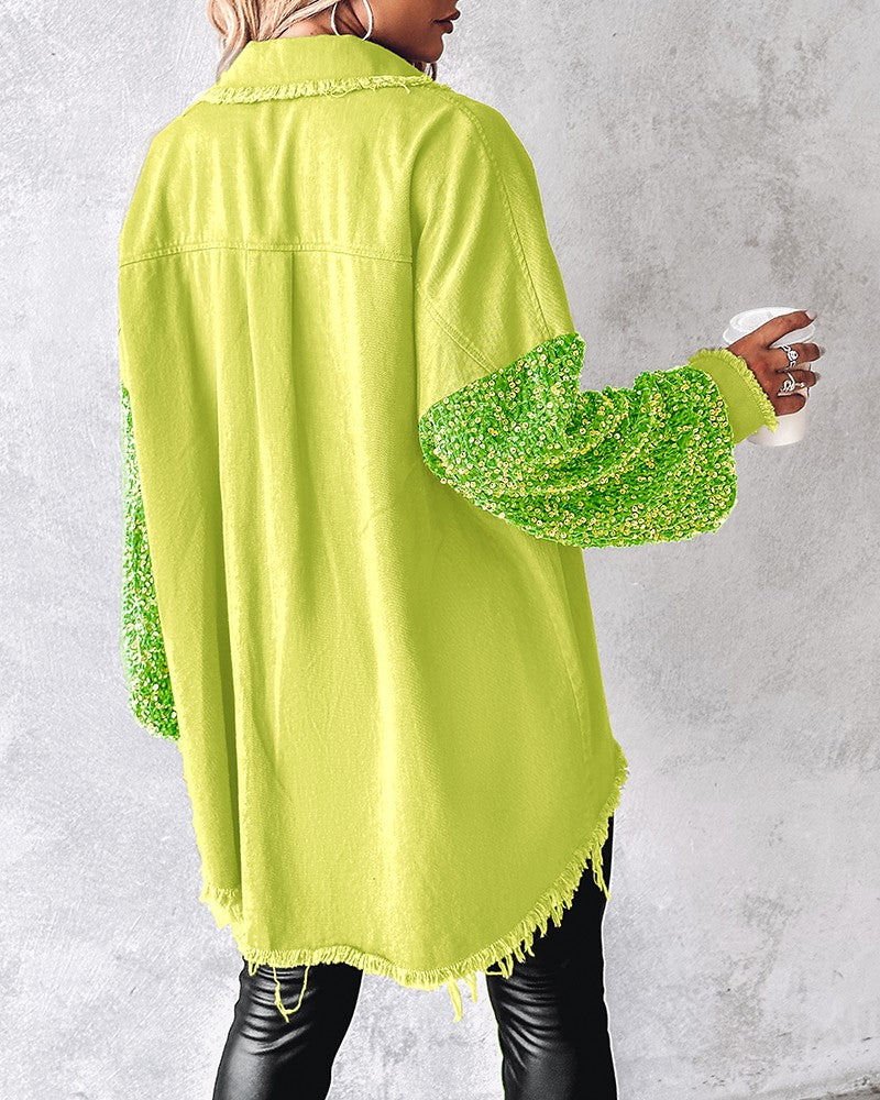 AuroraFiorelli Fluffy patchwork-jakke