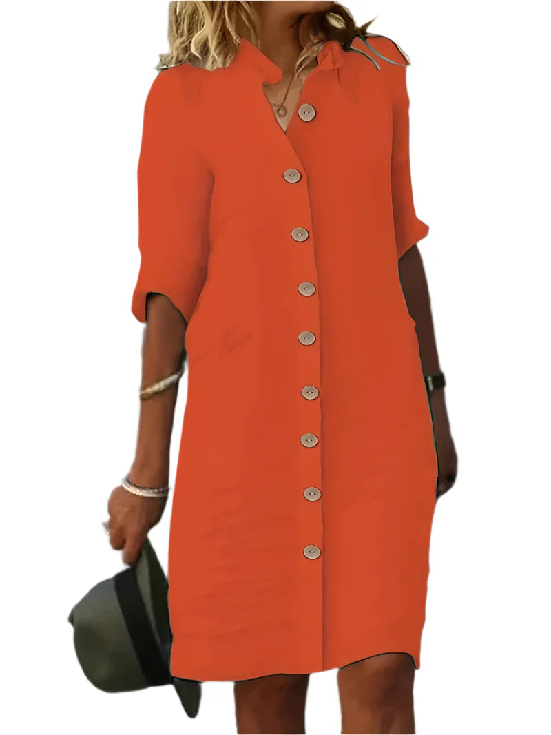 Giulia – Casual Kvinders Midi Kjole