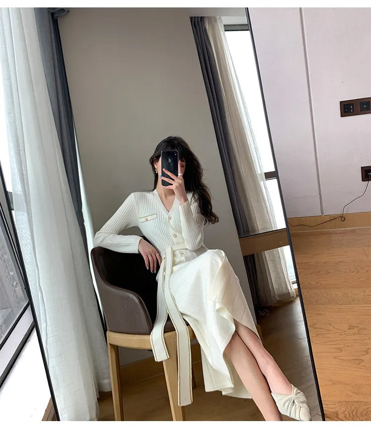 SophiaMoretti Kjole med Sløjfe