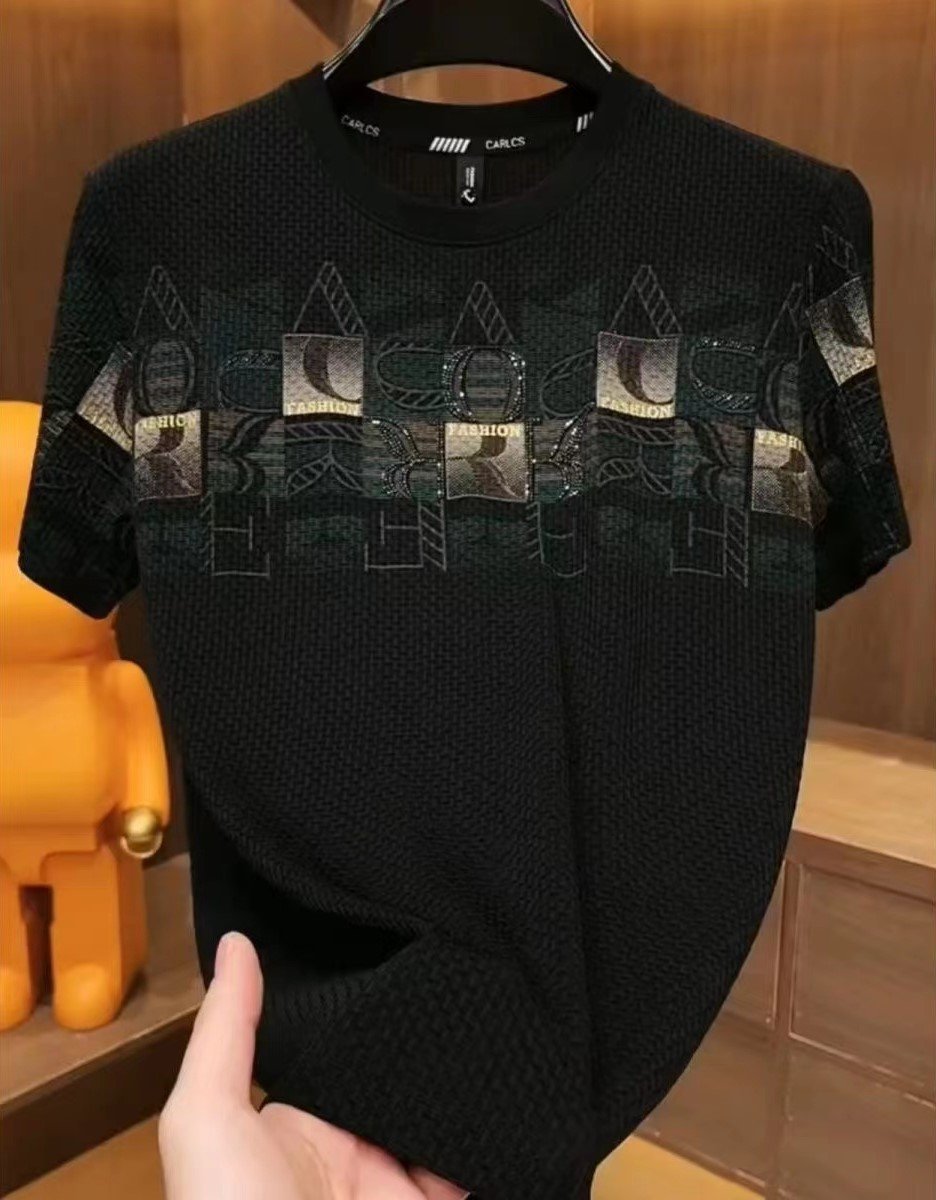 FabioRicci Sommer T-shirt Til Mænd Med Tryk