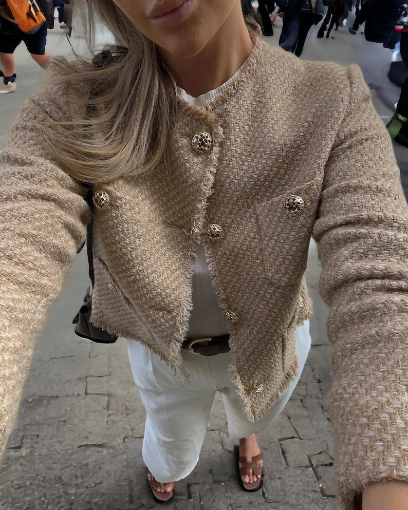Avani | Kort tweed-jakke