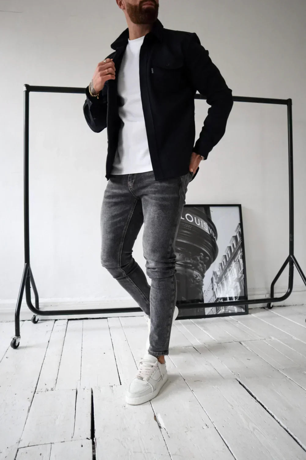 Lorenzo – Moderne Herreskjorte i Klassisk Casual Stil