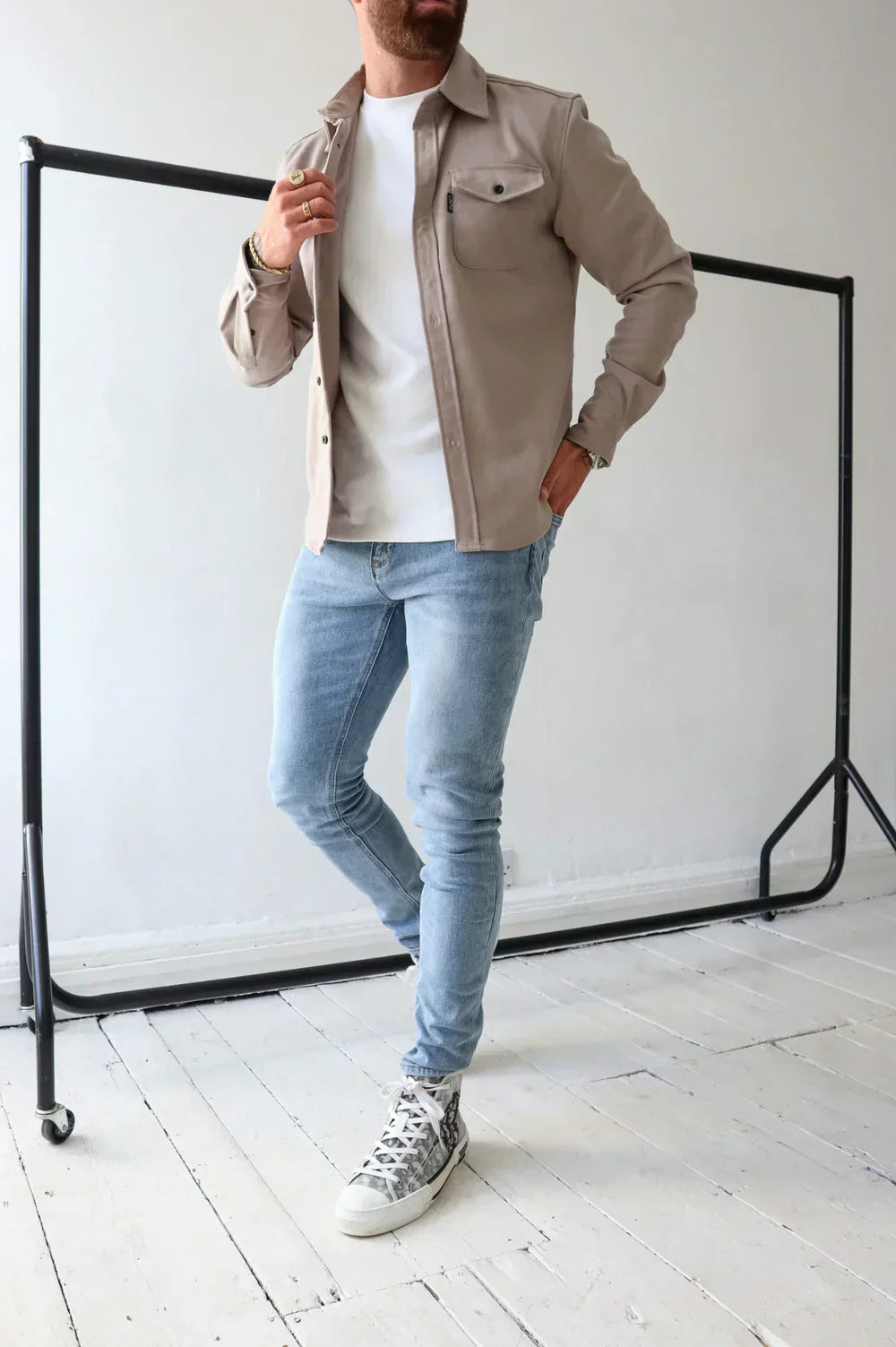 Lorenzo – Moderne Herreskjorte i Klassisk Casual Stil