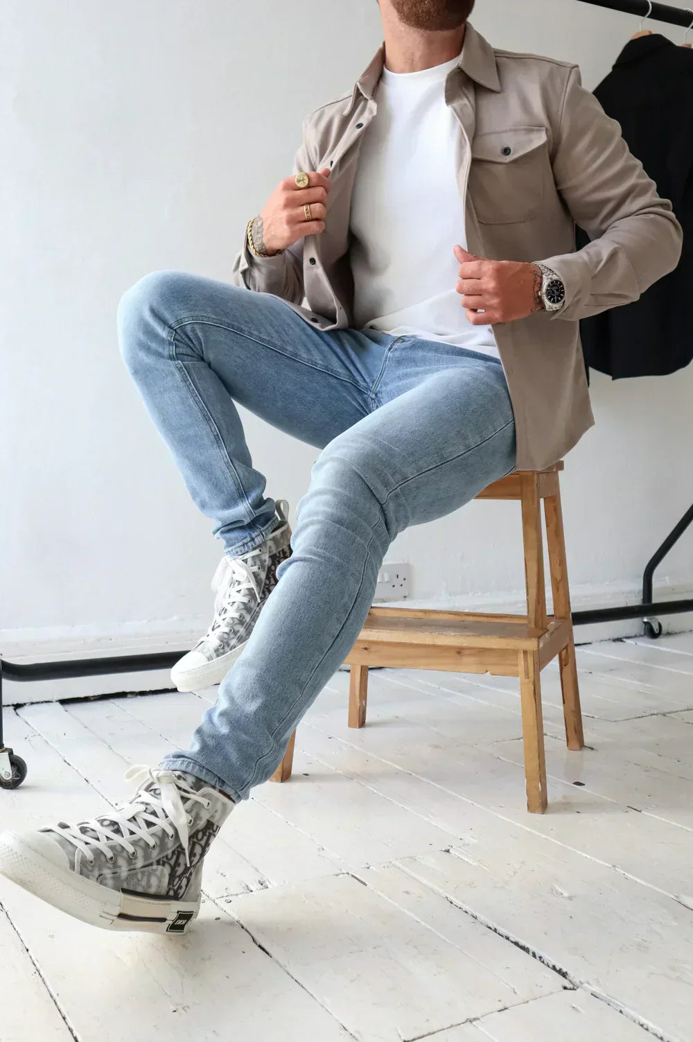 Lorenzo – Moderne Herreskjorte i Klassisk Casual Stil