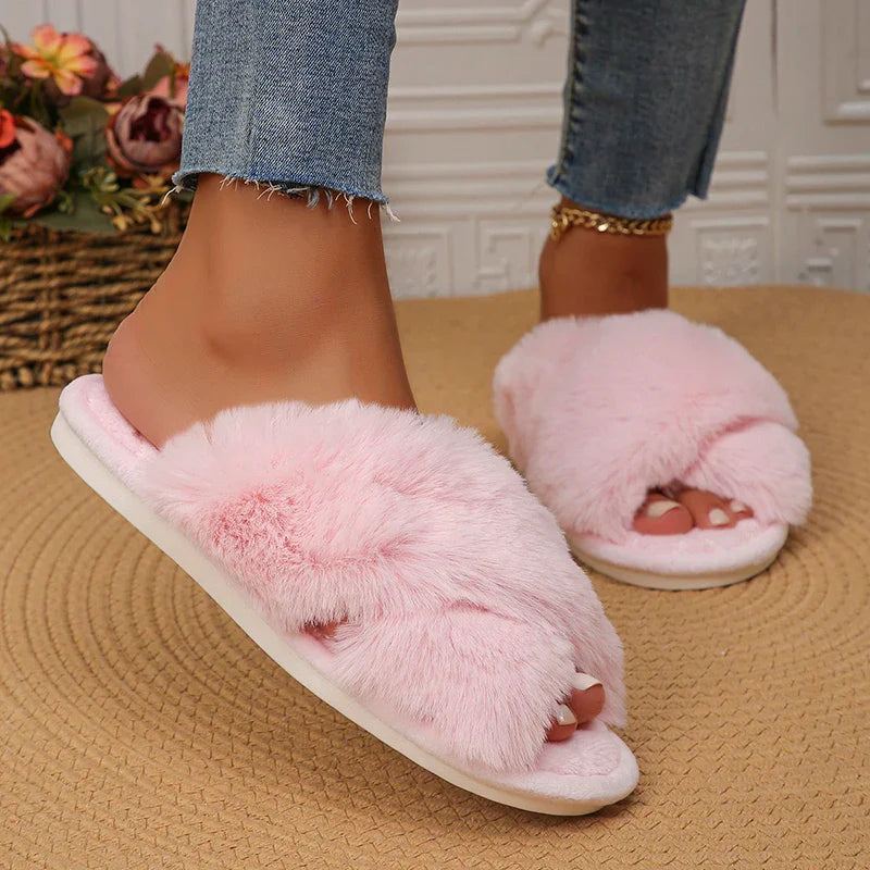Fluffies | Varme plys-tøfler