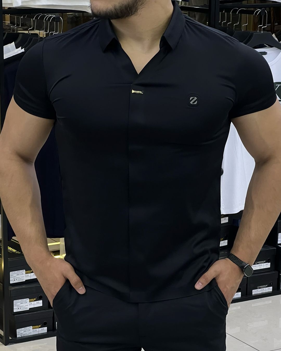 AriaBell Seamless Casual V-hals