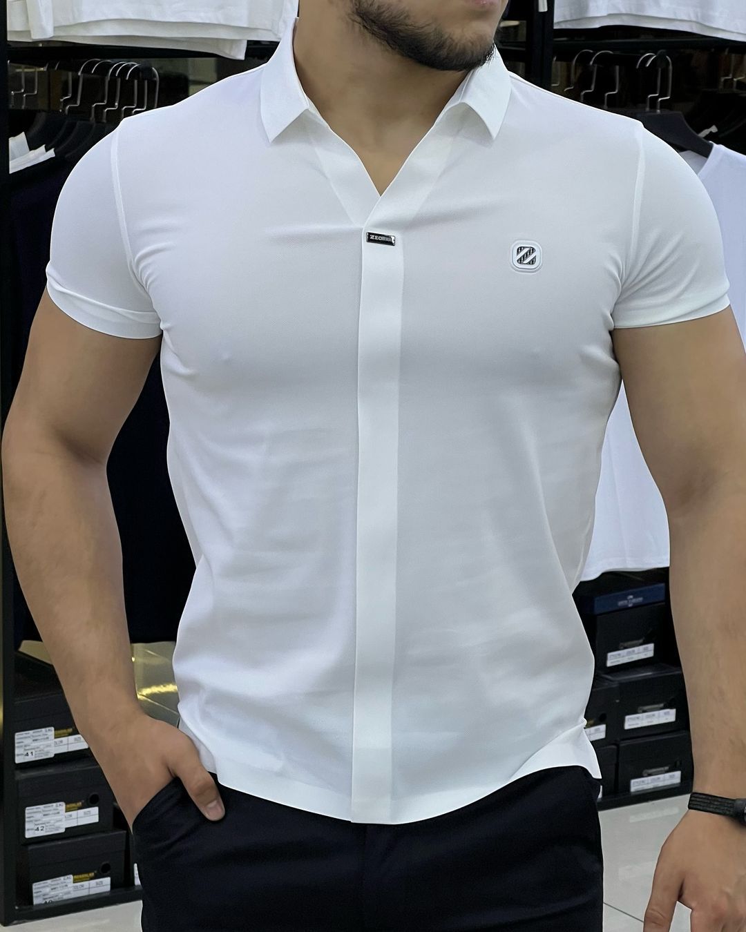 AriaBell Seamless Casual V-hals