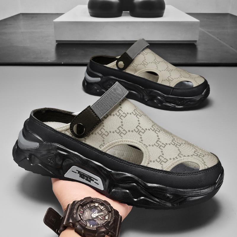 DarioRusso Herre Platform Canvas Sandaler
