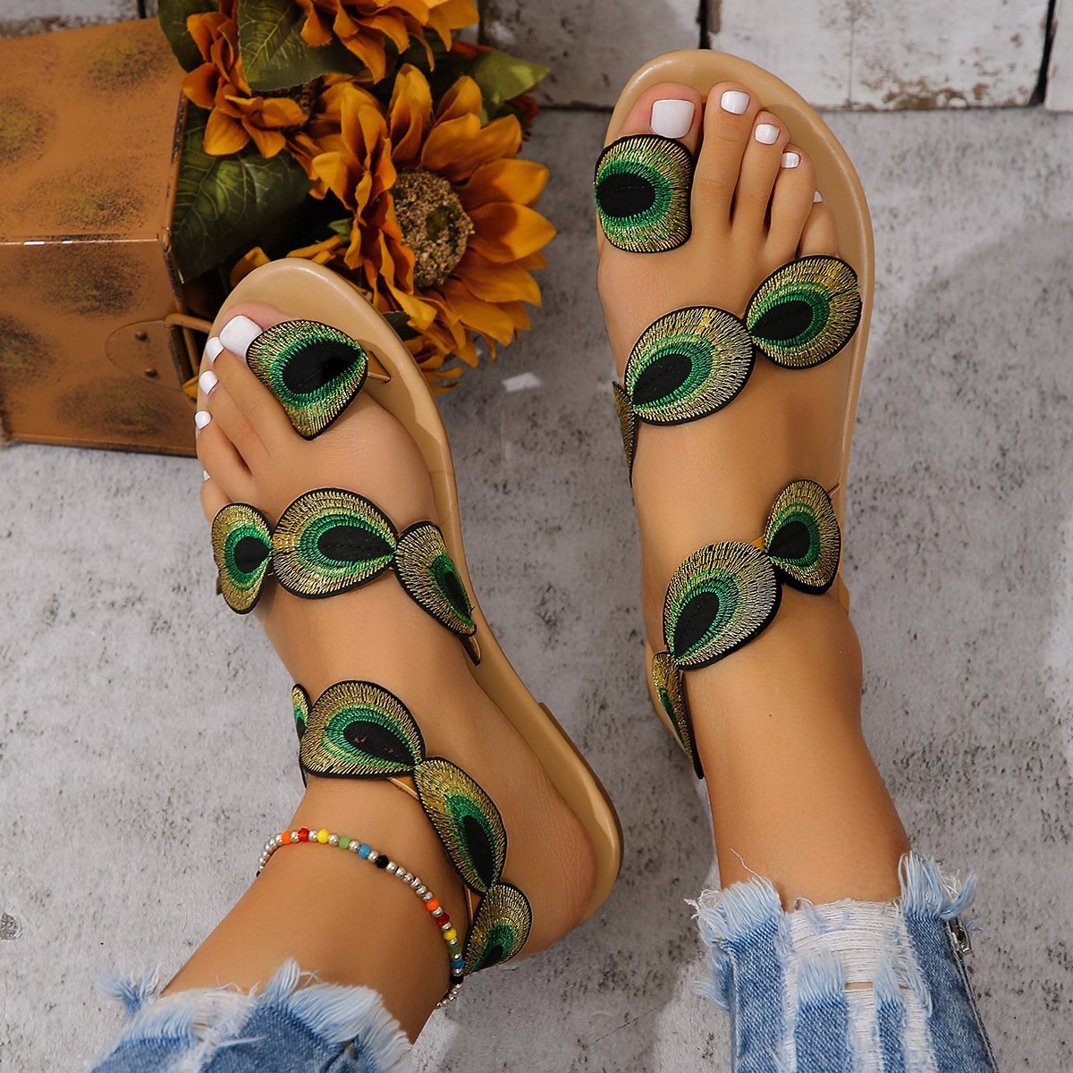 LunaBlu Eye Strandsandaler