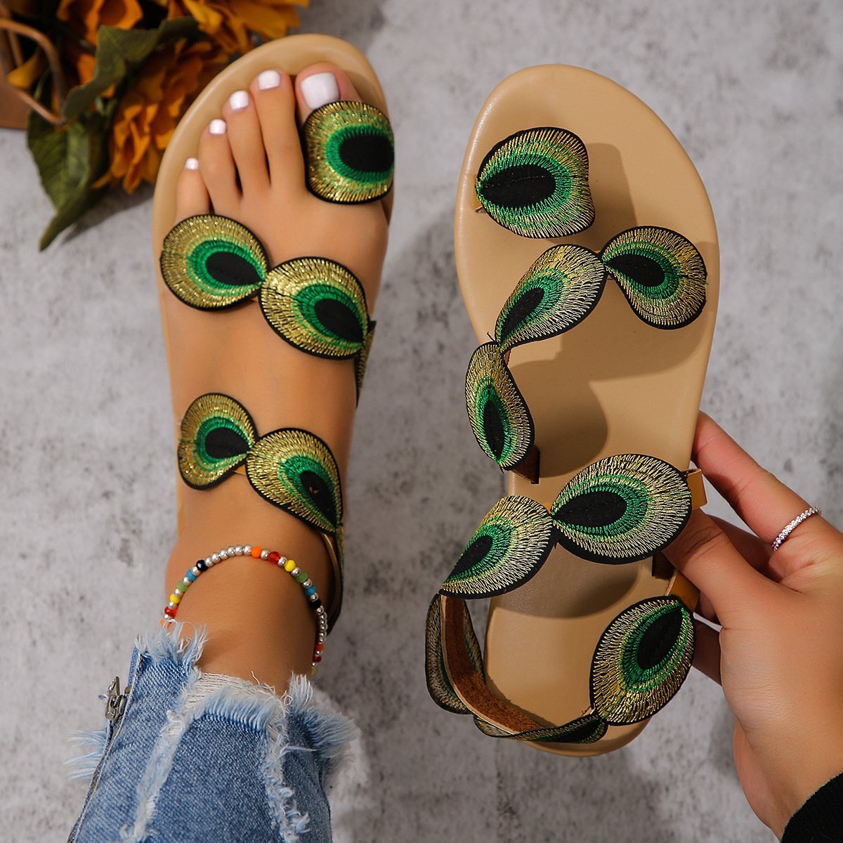 LunaBlu Eye Strandsandaler