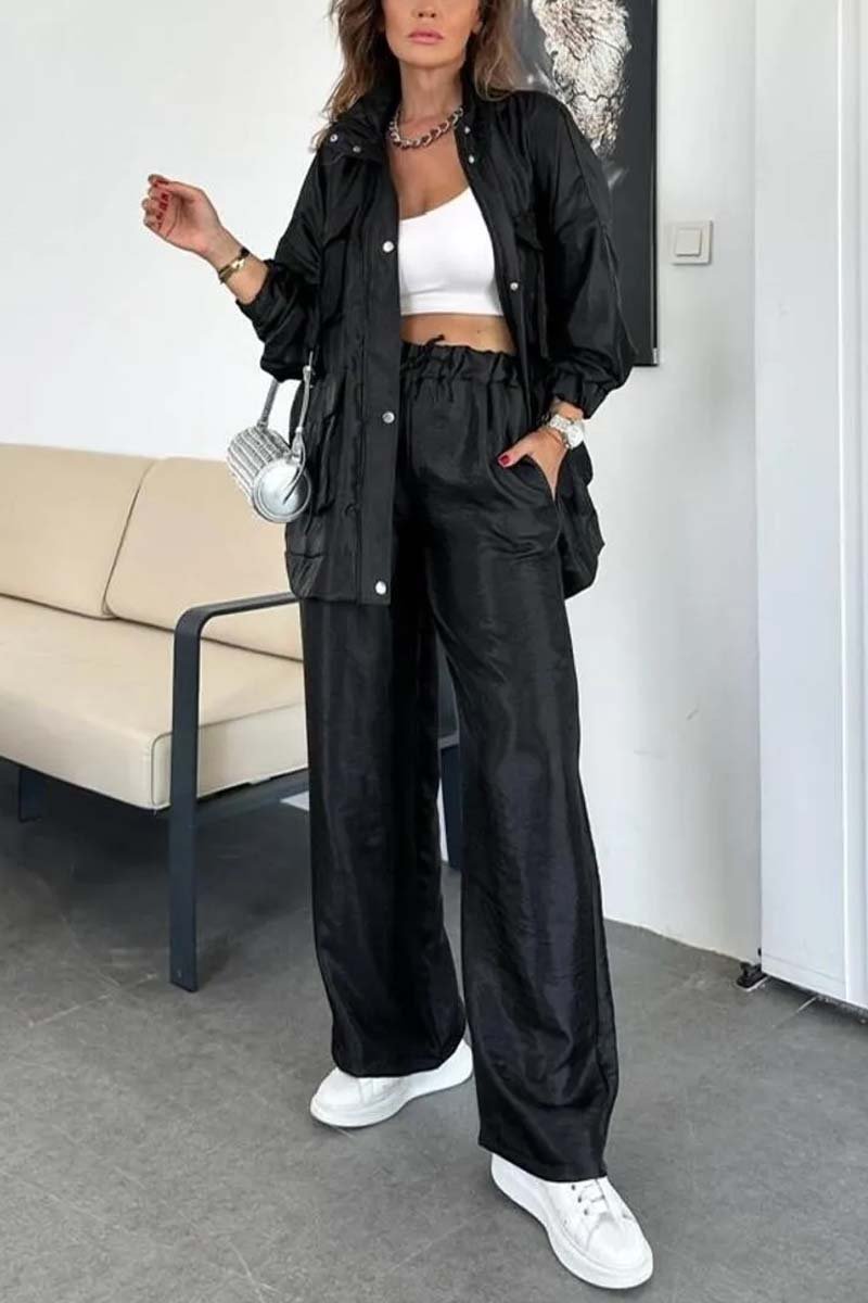 GiuliaVerdi Multi-Pocket Shiny todelt sæt