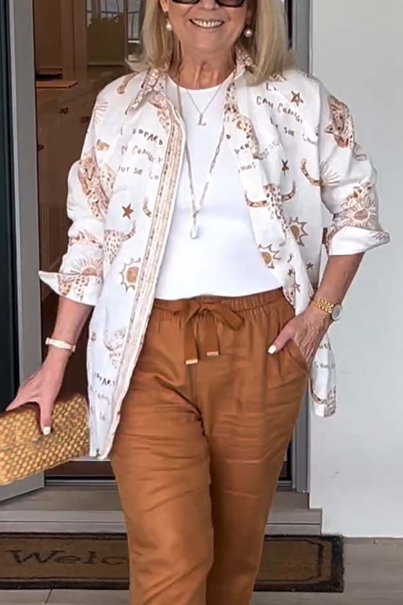 SofiaBruni Skjorte med print til kvinder