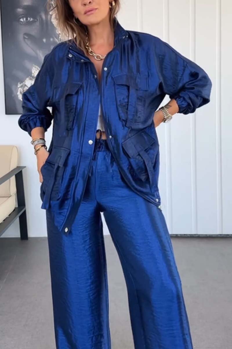 GiuliaVerdi Multi-Pocket Shiny todelt sæt