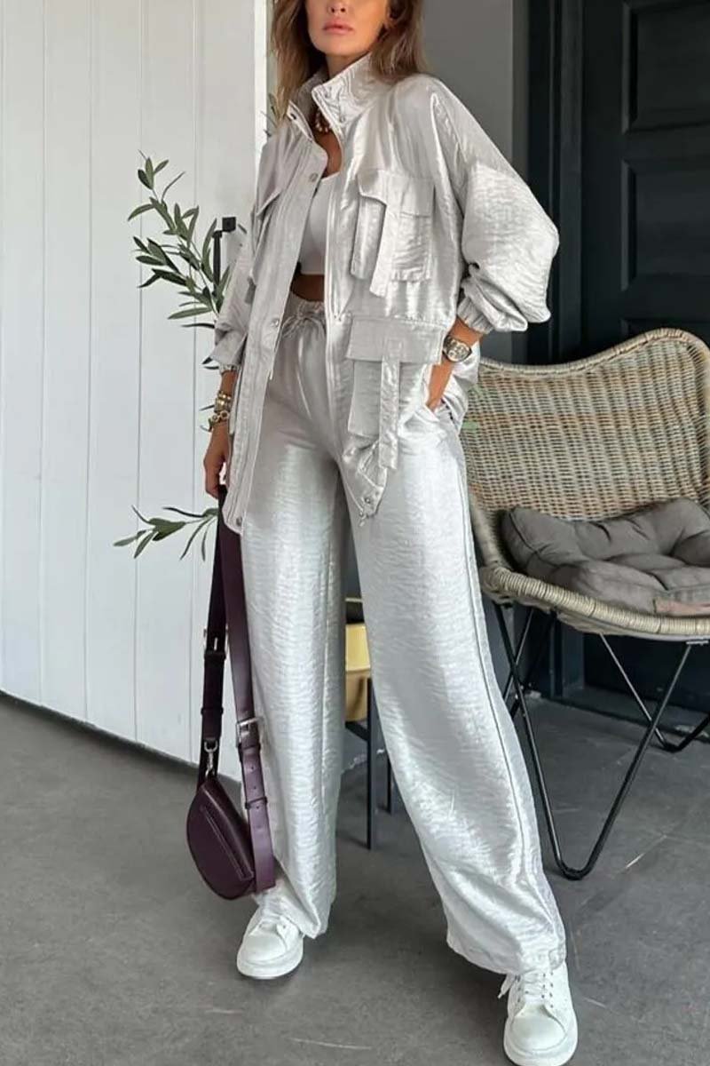 GiuliaVerdi Multi-Pocket Shiny todelt sæt