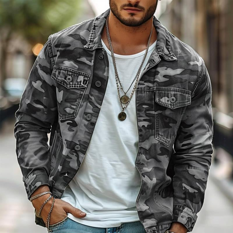 LeoFerri camouflage-jakke