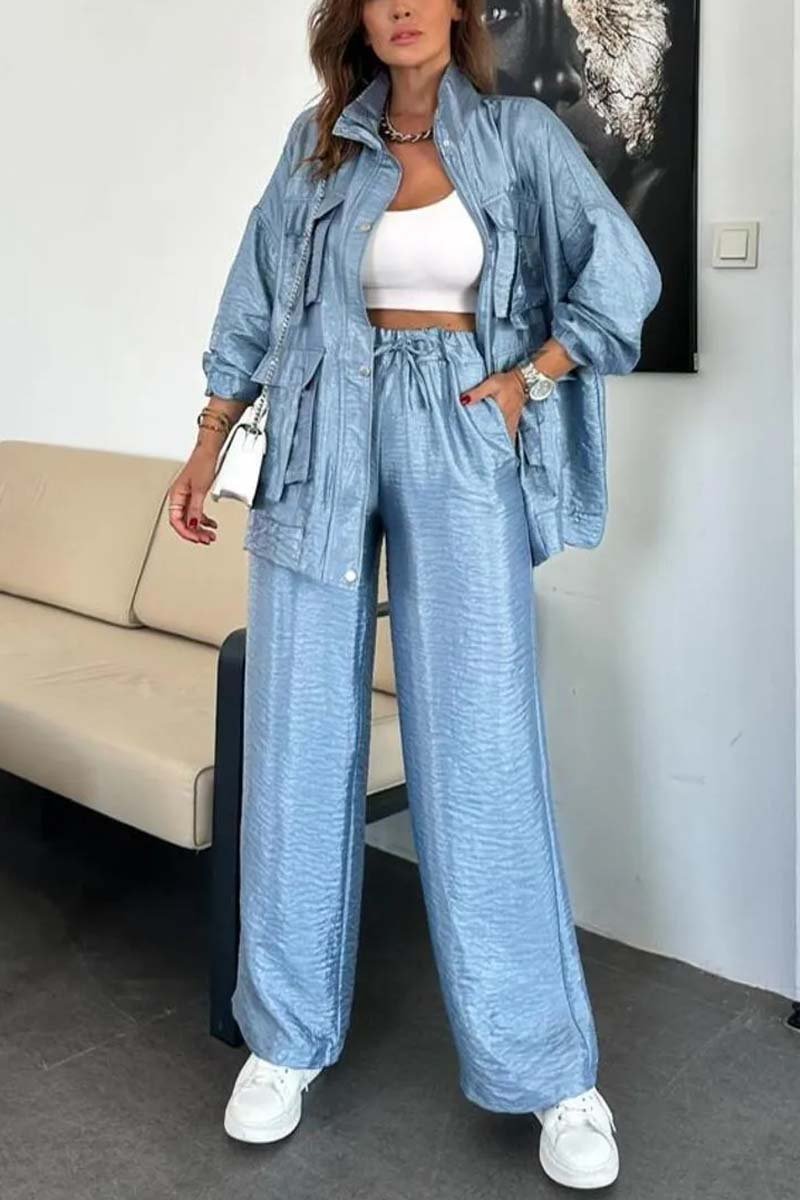 GiuliaVerdi Multi-Pocket Shiny todelt sæt