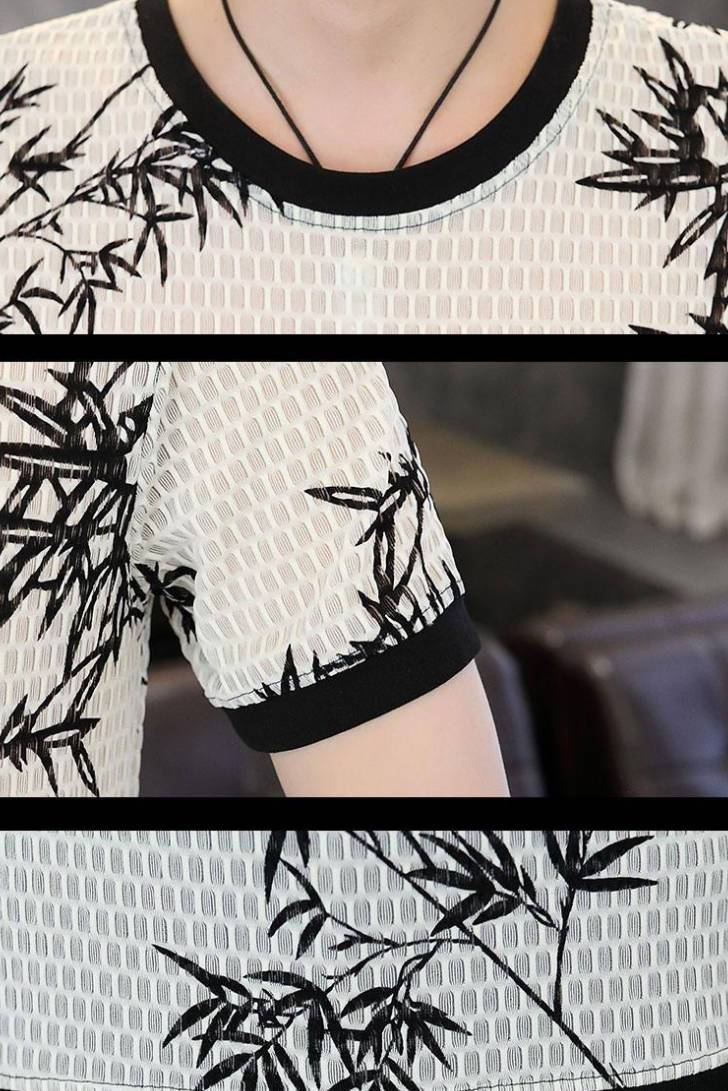 FabioMonti Bamboo Slim-fit kortærmet