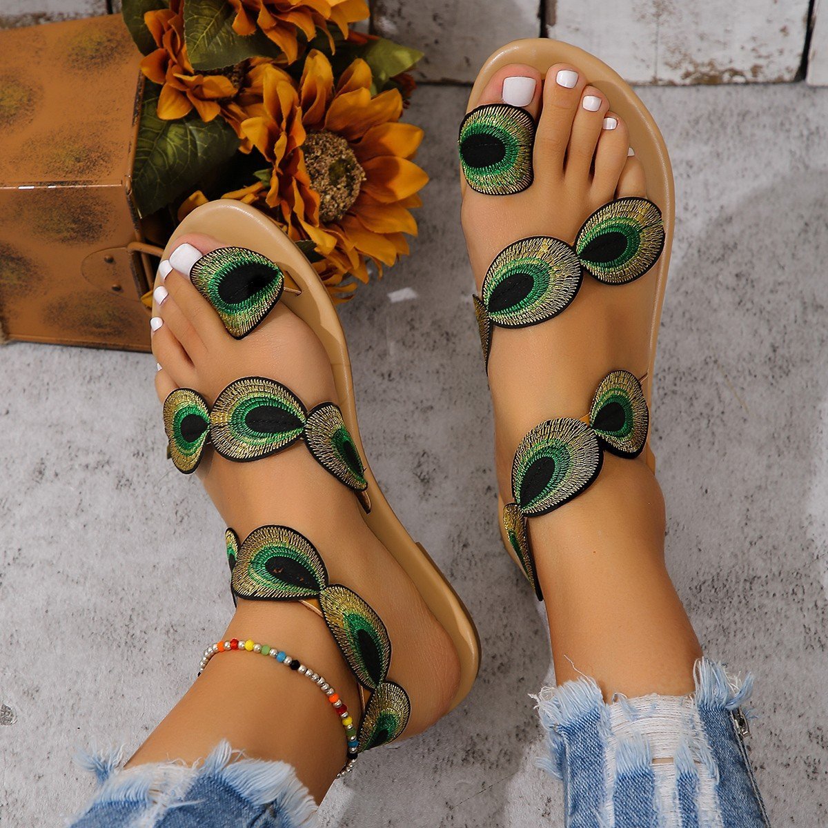 LunaBlu Eye Strandsandaler