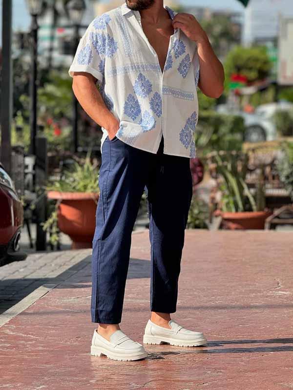 ValeriaGallo Todelt Jakkesæt Med Tryk