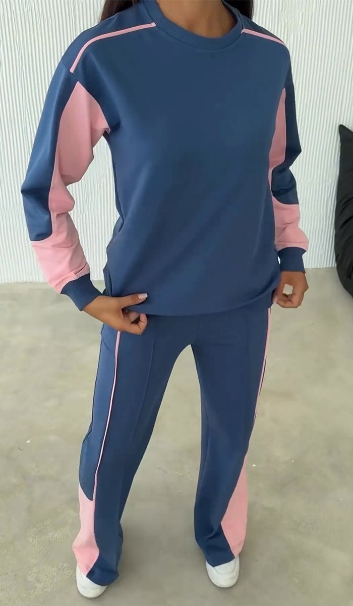 MarcoSantini Kontrastfarvet Todelt Jakkesæt