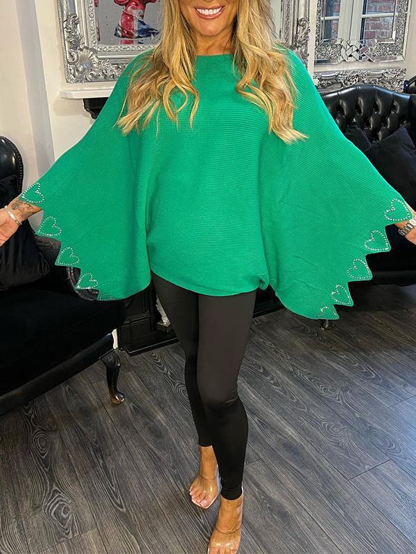 StefanoGiordano Cape-sweater Med Rund Hals