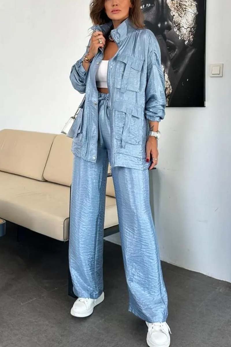 GiuliaVerdi Multi-Pocket Shiny todelt sæt