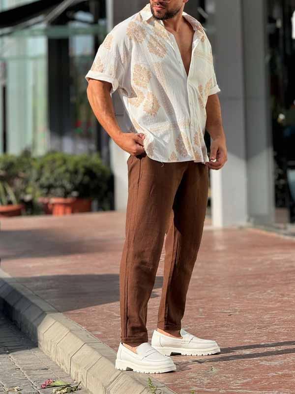 ValeriaGallo Todelt Jakkesæt Med Tryk