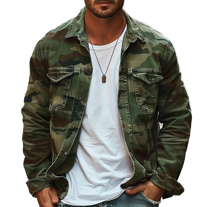 LeoFerri camouflage-jakke