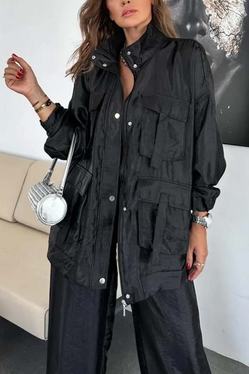 GiuliaVerdi Multi-Pocket Shiny todelt sæt