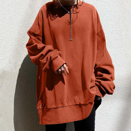 CarlaStile Pullover Oversized til kvinder