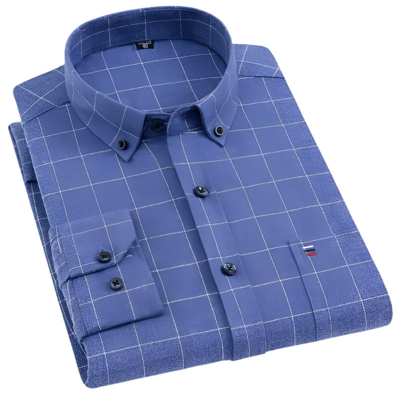 Matteo – Premium Herreskjorte med Langærmet og Tern