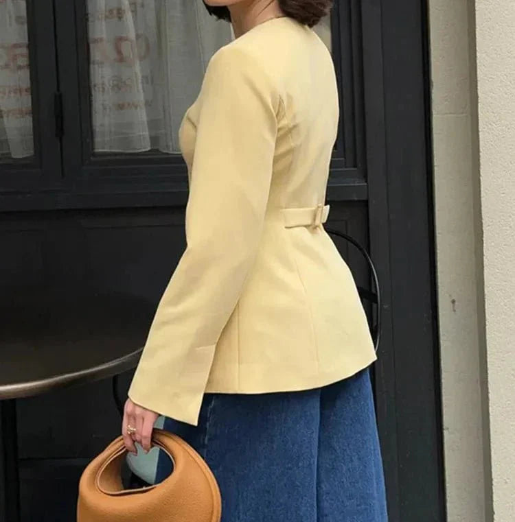 GiadaCortesi Langærmet blazer til kvinder