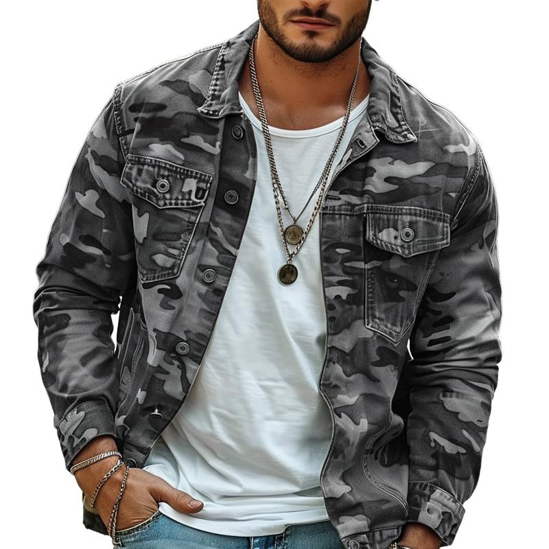 LeoFerri camouflage-jakke