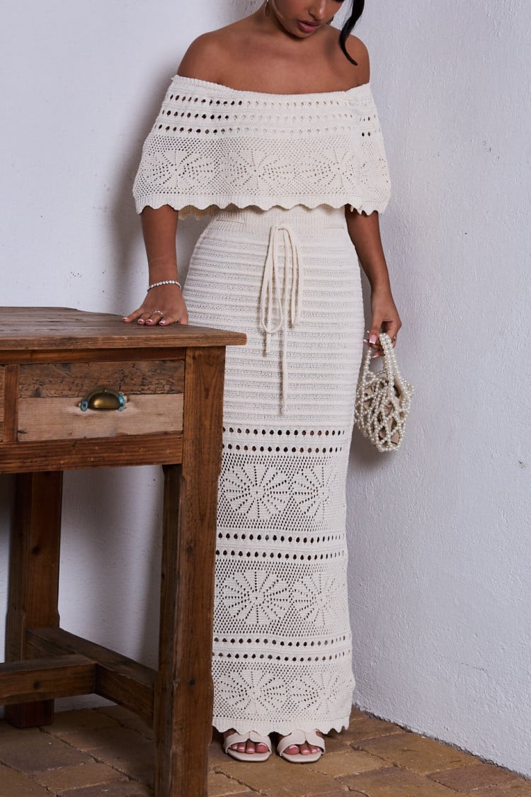 LucaSantini Maxikjole Med Skulder