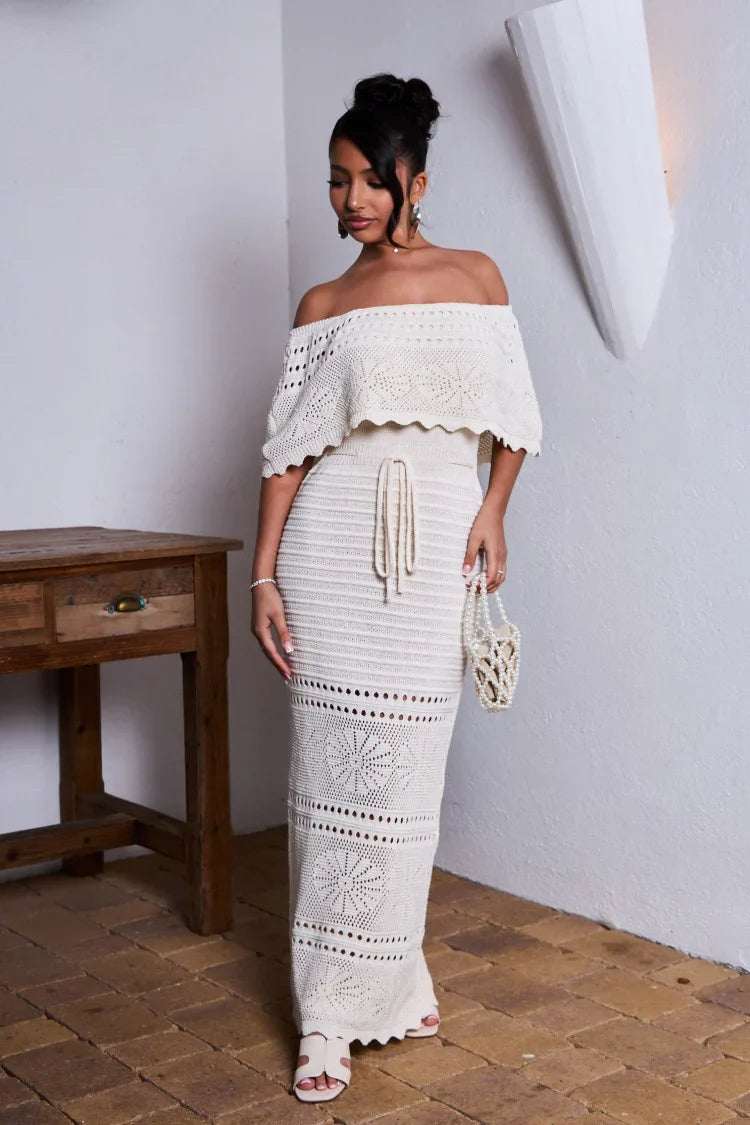 LucaSantini Maxikjole Med Skulder