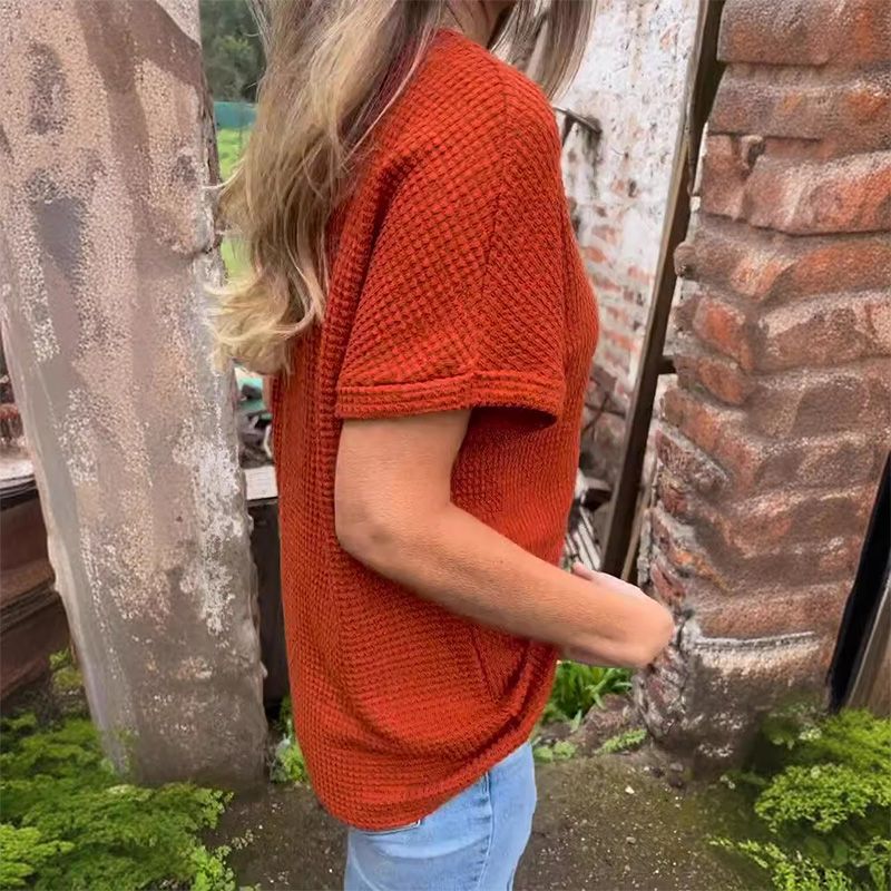 CozyChic™ Top med korte ærmer