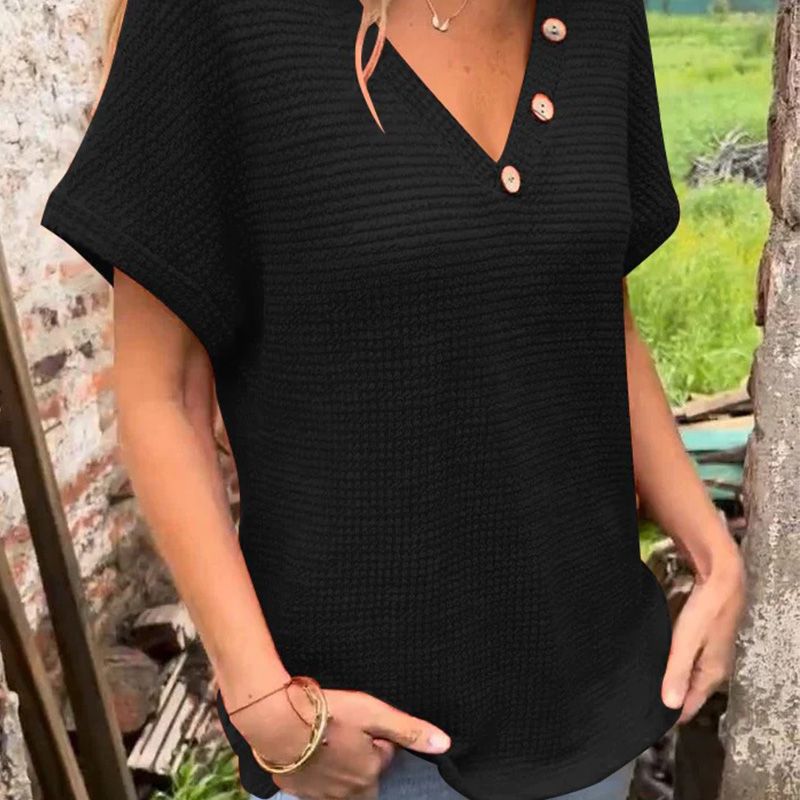 CozyChic™ Top med korte ærmer