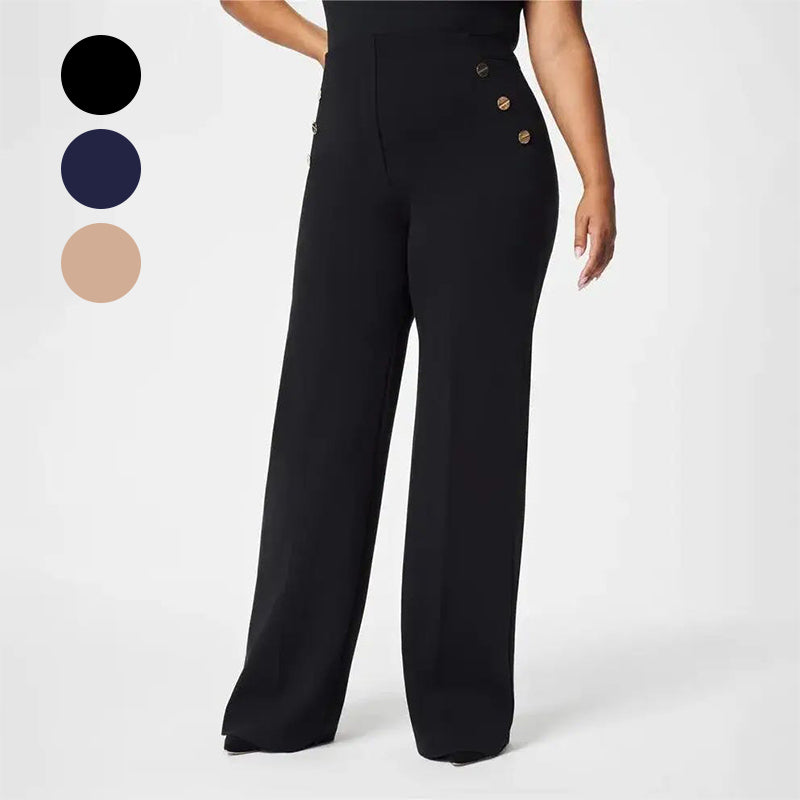 Bellaflex High stretch-bukser med brede ben