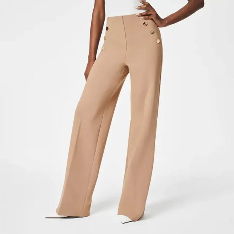 Bellaflex High stretch-bukser med brede ben
