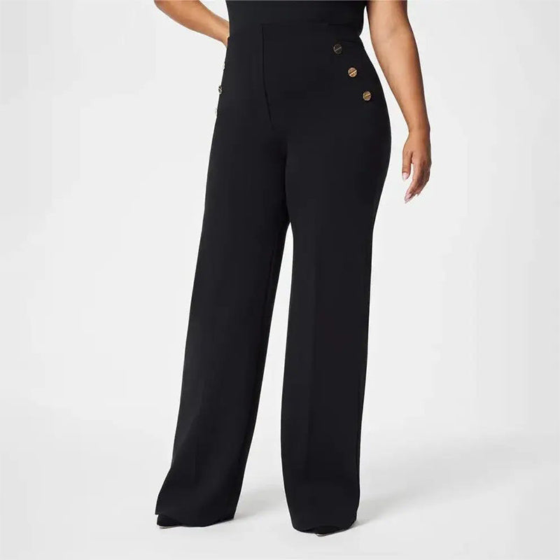 Bellaflex High stretch-bukser med brede ben