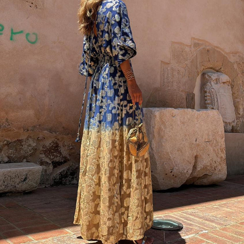 MarcoFerrara Print Wide Flared Jumpsuit