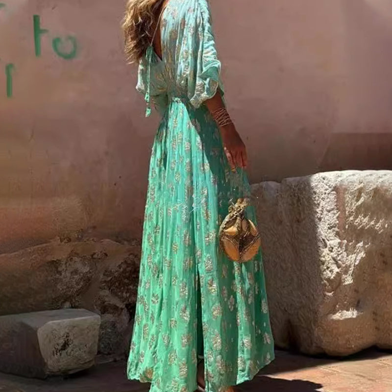 MarcoFerrara Print Wide Flared Jumpsuit