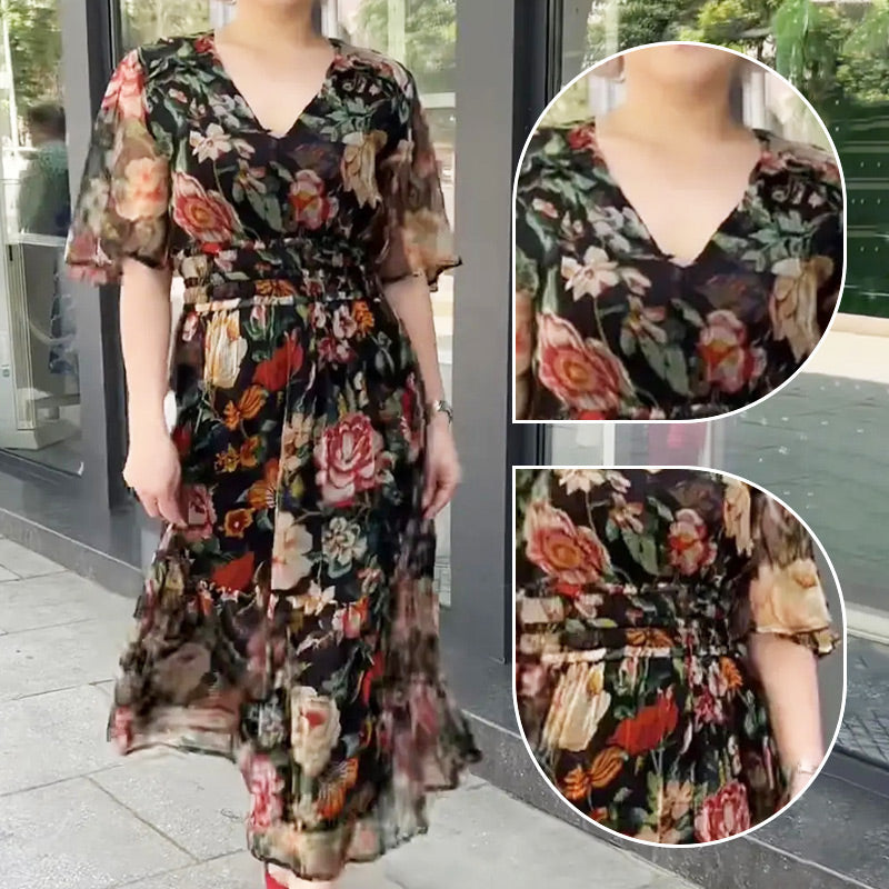 ElenaVeretti Kortærmet kjole