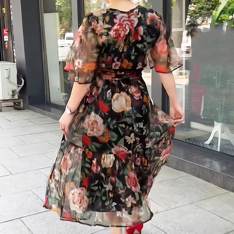 ElenaVeretti Kortærmet kjole