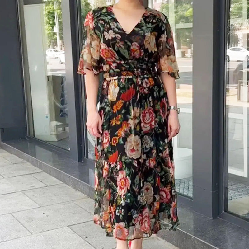 ElenaVeretti Kortærmet kjole